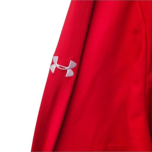 Under Armour Red Budweiser Quarter Zip Sweatshirt - Picture 4 of 4